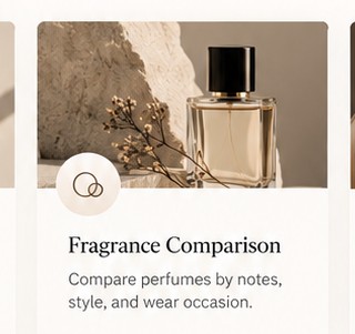 Perfume comparison concept
