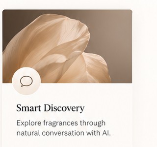Abstract fragrance discovery visual